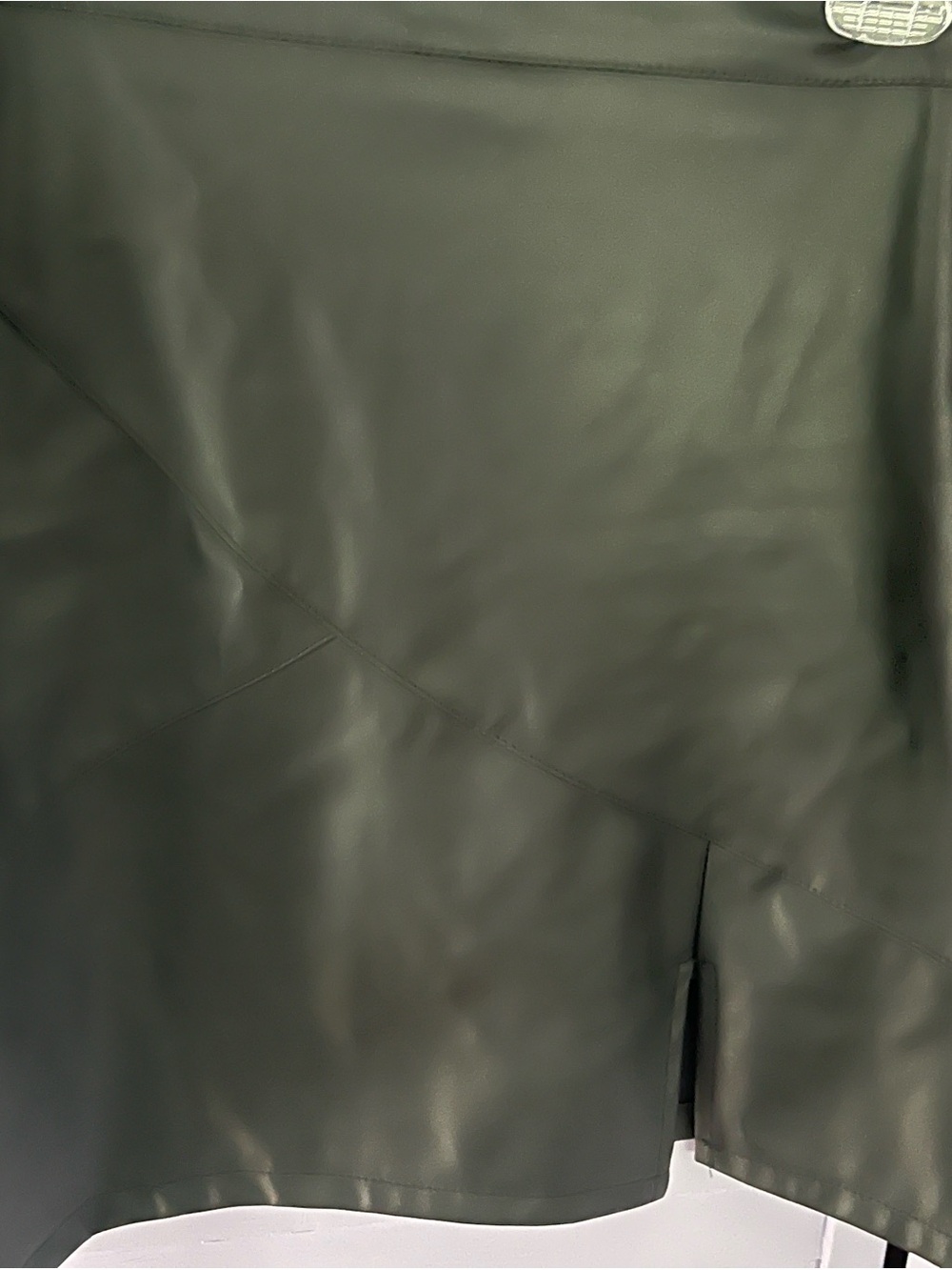 Classic Black Faux Leather Mini Skirt - Unbranded